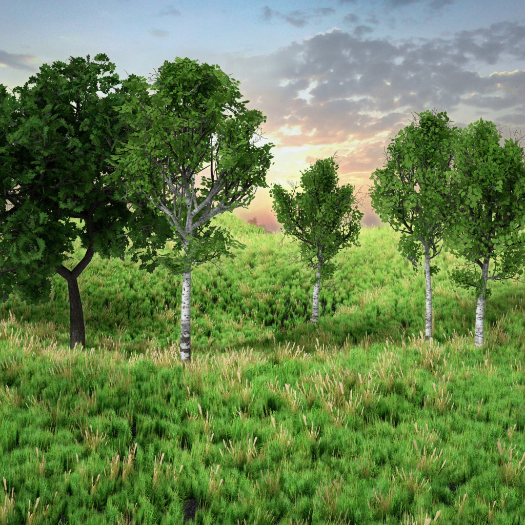 Grass and trees system preview image 1